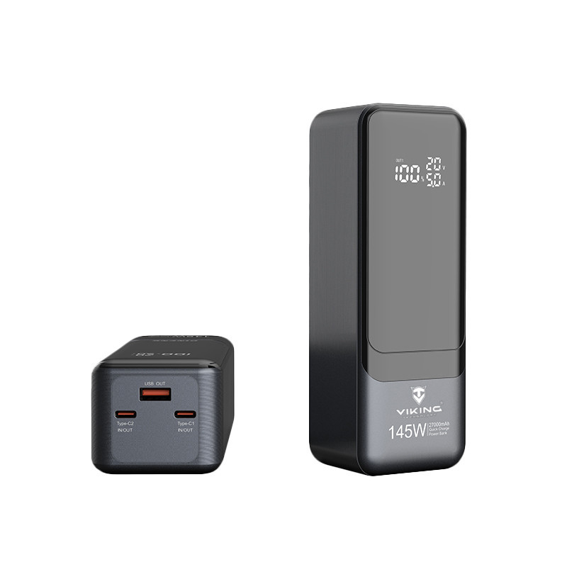 Viking PN-964PD 27000 mAh/Output:1xUSB-A,2xUSB-C/Input:2xUSB-C/ LED display