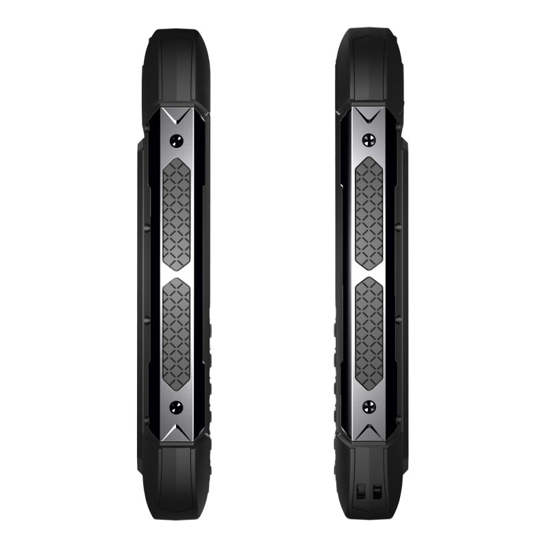 EVOLVEO StrongPhone H1, vodotesný odolný Dual SIM telefón, čierna-šedá