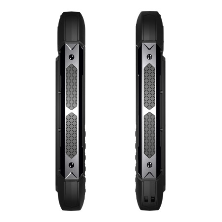 EVOLVEO StrongPhone H1, vodotesný odolný Dual SIM telefón, čierna-šedá