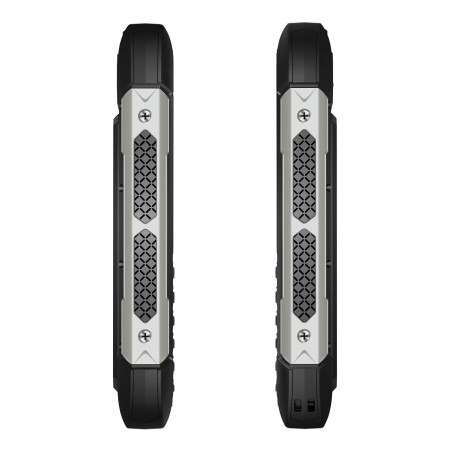 EVOLVEO StrongPhone H1, vodotesný odolný Dual SIM telefón, čierna-strieborná