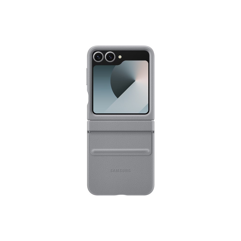 Samsung Ochranný kryt z vegánskej kože pre Flip 6 Gray