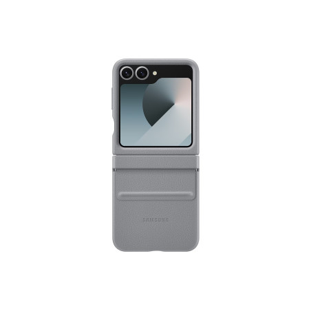 Samsung Ochranný kryt z vegánskej kože pre Flip 6 Gray
