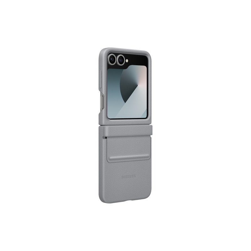 Samsung Ochranný kryt z vegánskej kože pre Flip 6 Gray