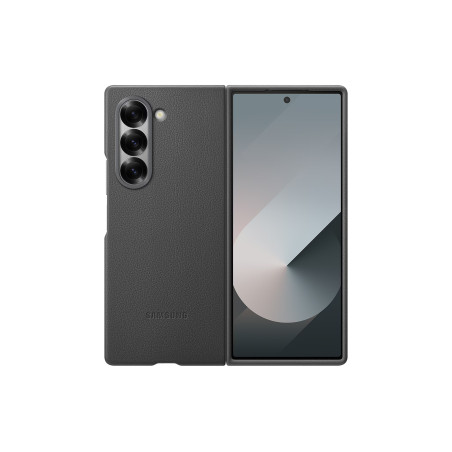 Samsung Ochranný kryt z vegánskej kože pre Fold 6 Gray