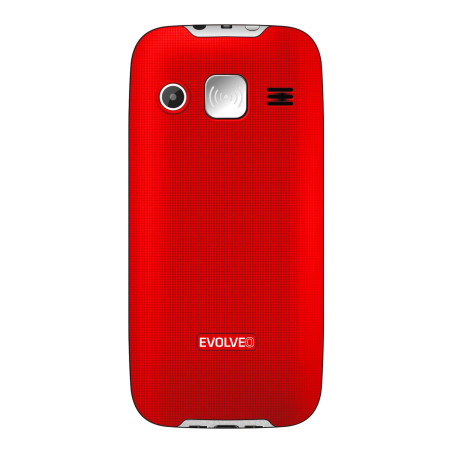 EVOLVEO EasyPhone XR, mobilný telefón pre seniorov s nabíjacím stojanom, červená