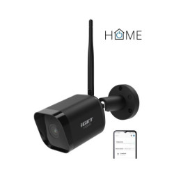 iGET HOME Camera CS6 Black - WiFi IP FullHD 1080p kamera, nočné videnie, dvojcestné audio, IP65