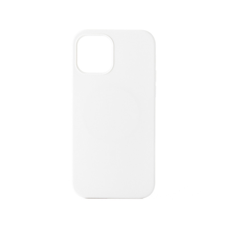 ER POWER Silikónový kryt CARNEVAL SNAP pre iPhone 13 mini s MagSafe - biela