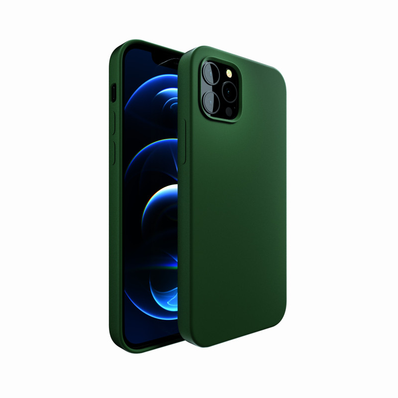 ER POWER Silikónový kryt CARNEVAL SNAP pre iPhone 13 Pro Max s MagSafe - zelená