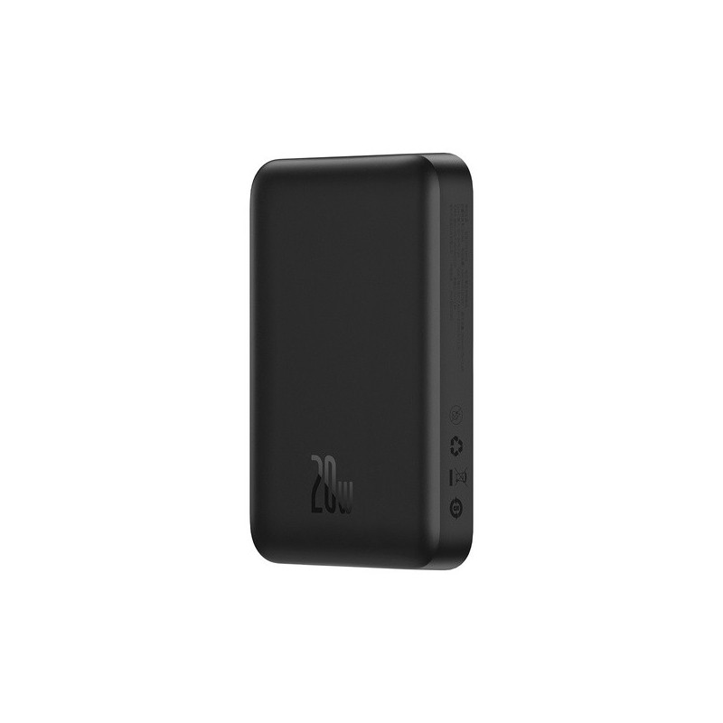 Baseus Magnetická Powerbanka 10000mAh 20W Black