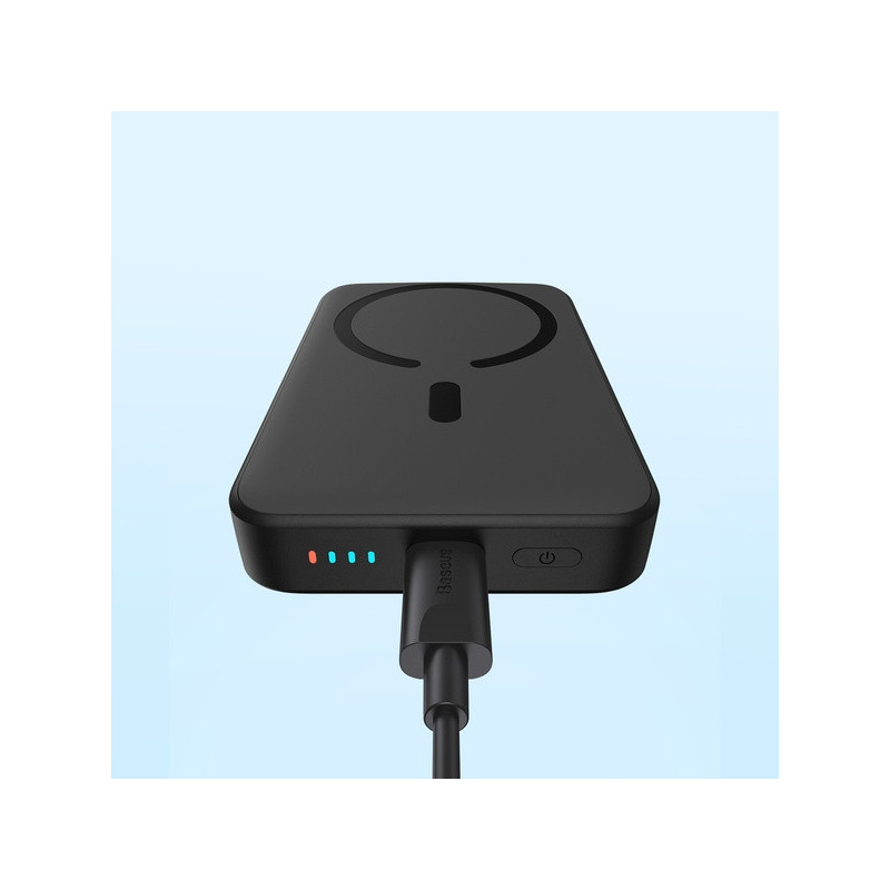 Baseus Magnetická Powerbanka 10000mAh 20W Black