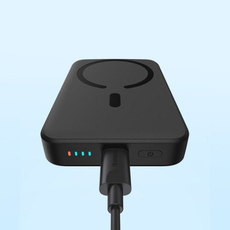 Baseus Magnetická Powerbanka 10000mAh 20W Black