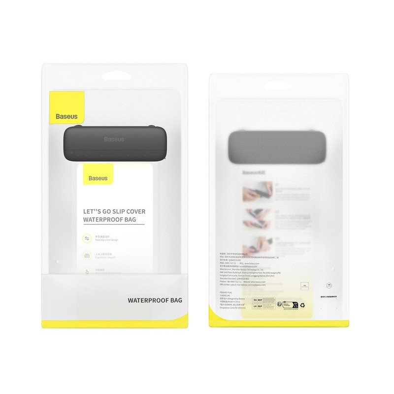 Baseus Vodotesné puzdro Grey/Black