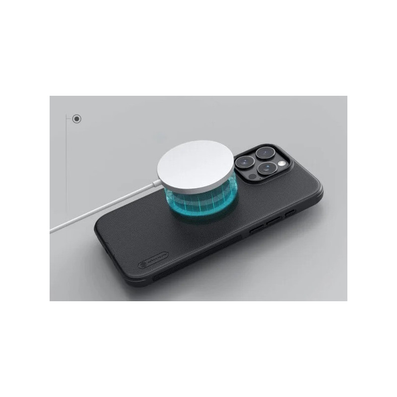 Nillkin Super Frosted PRO Magnetic Zadný Kryt pre Apple iPhone 16 Pro Black