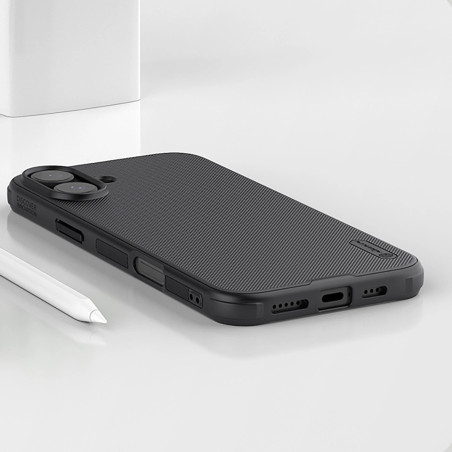 Nillkin Super Frosted PRO Magnetic Zadný Kryt pre Apple iPhone 16 Black