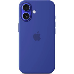 iPhone 16 Silicone Case with MS - Ultramarine