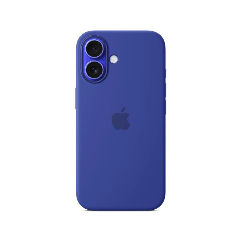 iPhone 16 Silicone Case with MS - Ultramarine