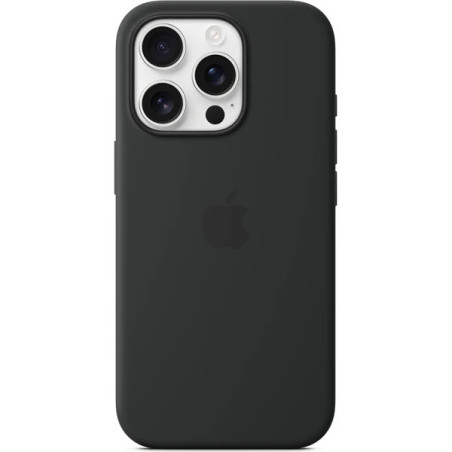 iPhone 16 Pro Max Silicone Case with MS - Black