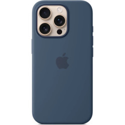 iPhone 16 Pro Max Silicone Case with MS - Denim