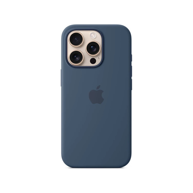iPhone 16 Pro Max Silicone Case with MS - Denim