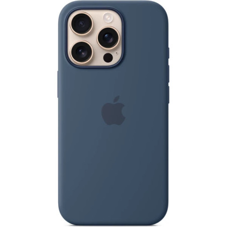 iPhone 16 Pro Max Silicone Case with MS - Denim