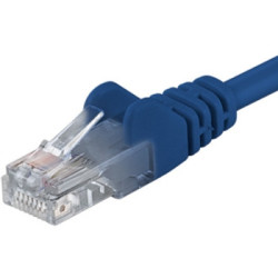 PremiumCord Patch kábel UTP RJ45-RJ45 CAT6 0.25m modrá