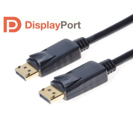 PremiumCord DisplayPort 1.2 prípojný kábel M M, pozlátené konektory, 2m