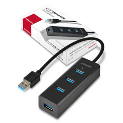 AXAGON HUE-S2B, 4x USB 3.0 CHARGING hub, micro USB napr. konektor, kábel USB-A 30cm