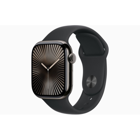 Apple Watch S10 Cell/46mm/Slate Grey/Šport Band/Black/-M/L