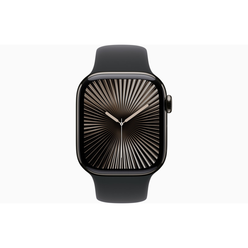 Apple Watch S10 Cell/46mm/Slate Grey/Šport Band/Black/-M/L