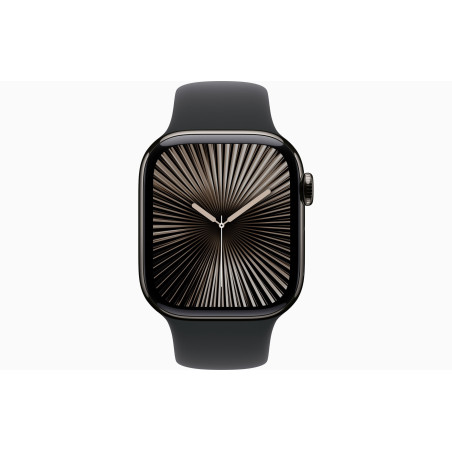 Apple Watch S10 Cell/46mm/Slate Grey/Šport Band/Black/-M/L