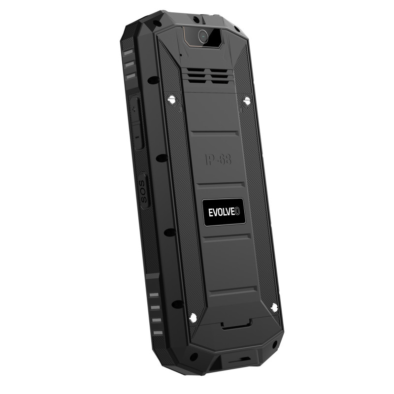 EVOLVEO StrongPhone X5, vodotesný odolný Dual SIM telefón, čierno-šedá