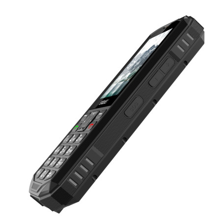 EVOLVEO StrongPhone X5, vodotesný odolný Dual SIM telefón, čierno-šedá