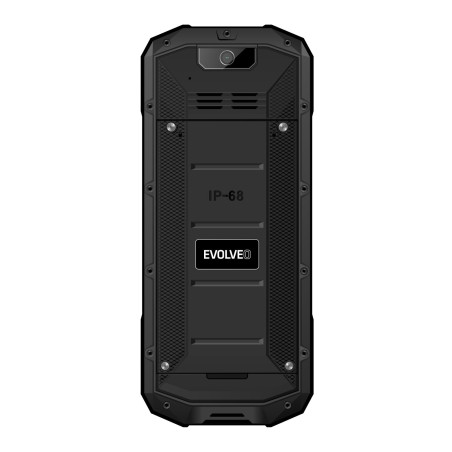 EVOLVEO StrongPhone X5, vodotesný odolný Dual SIM telefón, čierno-šedá