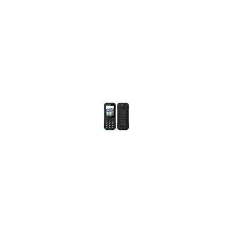 EVOLVEO StrongPhone X5, vodotesný odolný Dual SIM telefón, čierno-zelená