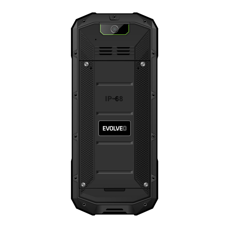 EVOLVEO StrongPhone X5, vodotesný odolný Dual SIM telefón, čierno-zelená