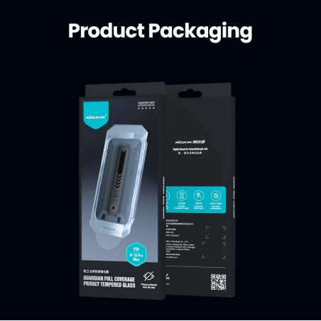 Nillkin Tvrdené Sklo 0.25mm Guardian 2.5D pre Apple iPhone 16 Pro Max Black