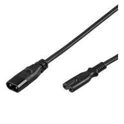 PremiumCord Kábel sieťový predlžovací IEC 60320 C7-C8 230V 2m