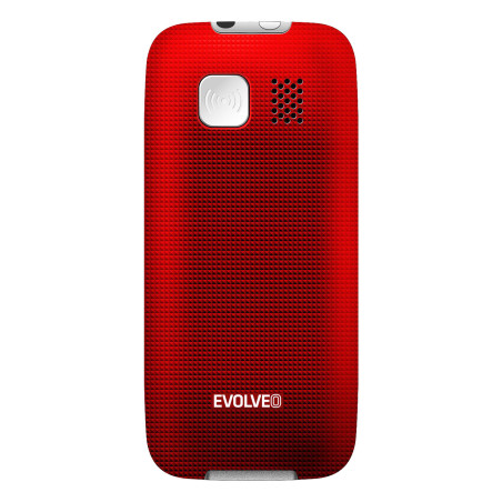 EVOLVEO EasyPhone, mobilný telefón pre seniorov s nabíjacím stojanom, červená
