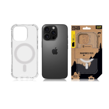 Tactical MagForce Plyo Kryt pre Apple iPhone 16 Pro Transparent