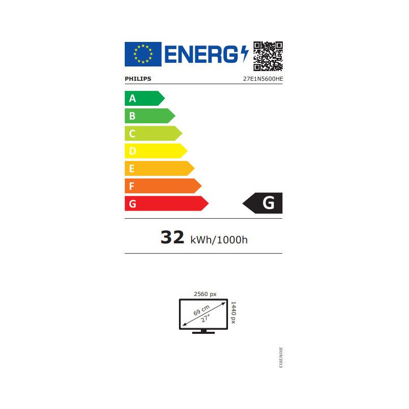 27" LED Philips 27E1N5600HE