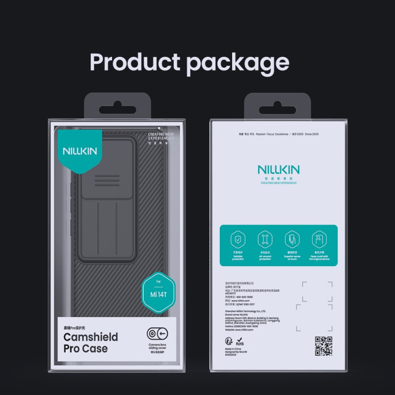 Nillkin CamShield PRO Zadný Kryt pre Xiaomi 14T Black