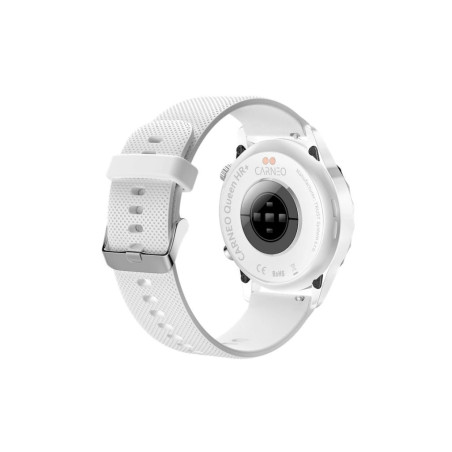 CARNEO Queen HR+/44mm/Silver/Šport Band/White