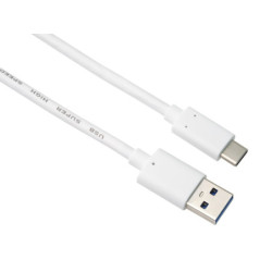 PremiumCord kábel USB-C - USB 3.0 A (USB 3.2 generation 2, 3A, 10Gbit s) 0,5m biela