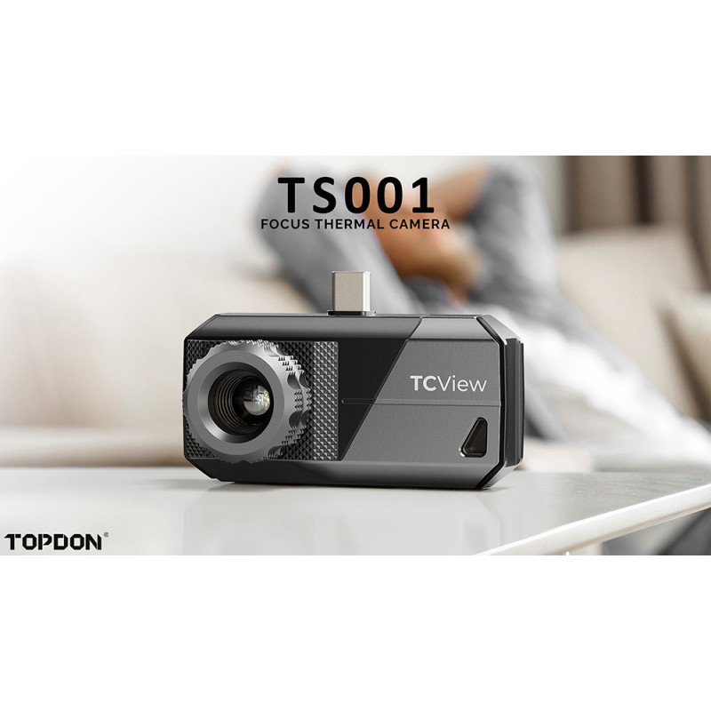 TOPDON termálna infra kamera TS001/256x192/Windows/Android/zorné pole 13°x10°/USB-C/