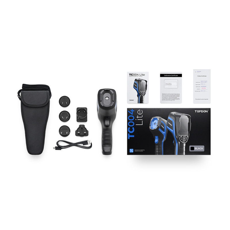 TOPDON termálna infra kamera TC004Lite/2,8" displej/160x120/IP54/zoom 4x/USB-C/