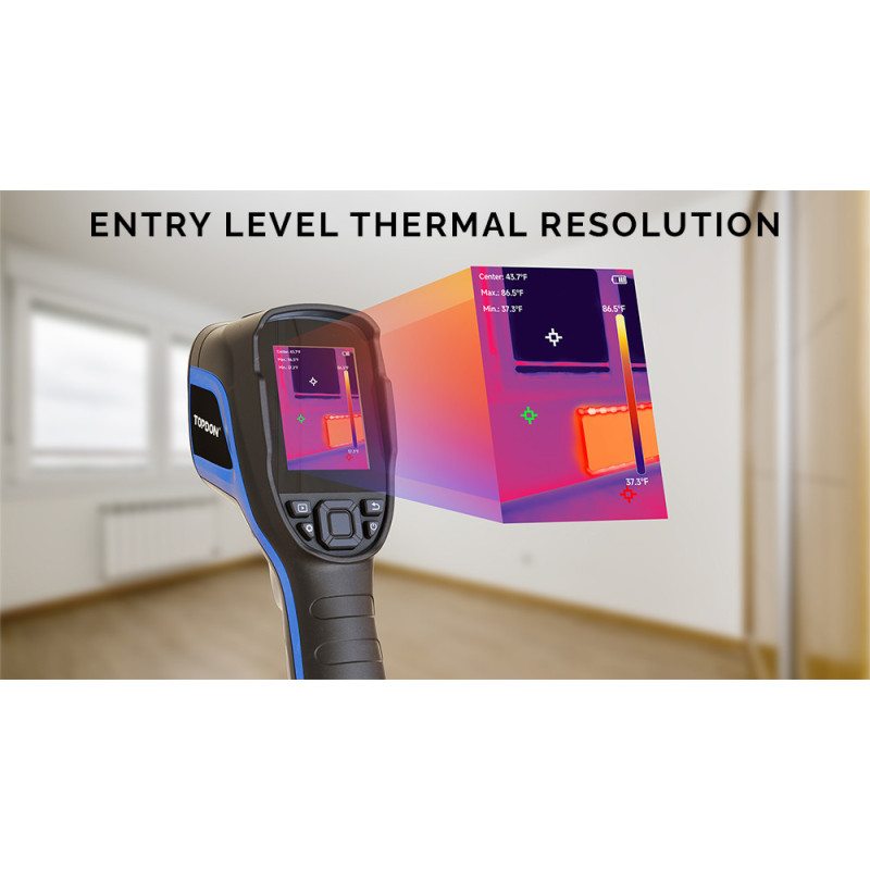 TOPDON termálna infra kamera TC004Lite/2,8" displej/160x120/IP54/zoom 4x/USB-C/
