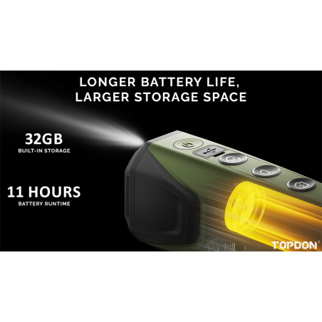 TOPDON termovízny monokulár TS004/dosah 410m/OLED 1024x768/5000mAh/50Hz/IP67