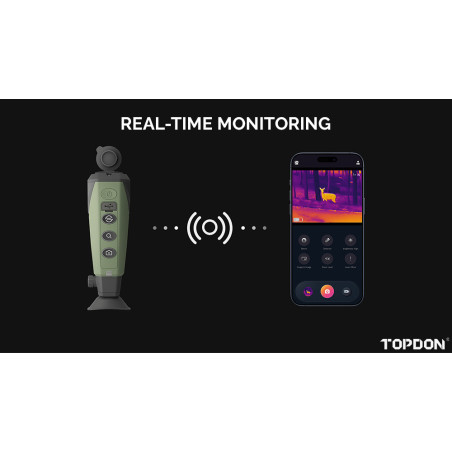 TOPDON termovízny monokulár TS004/dosah 410m/OLED 1024x768/5000mAh/50Hz/IP67