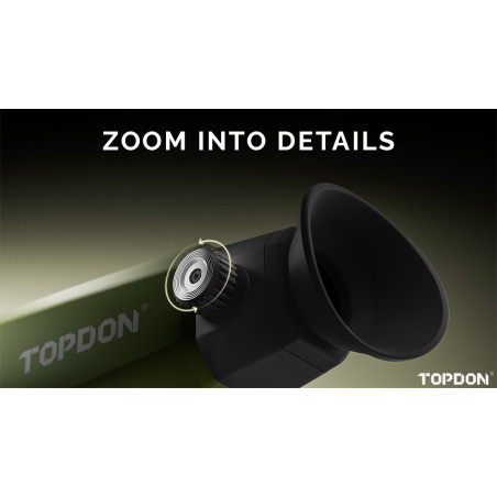 TOPDON termovízny monokulár TS004/dosah 410m/OLED 1024x768/5000mAh/50Hz/IP67