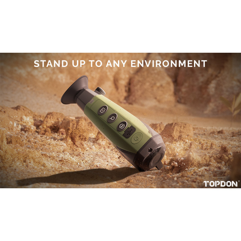 TOPDON termovízny monokulár TS004/dosah 410m/OLED 1024x768/5000mAh/50Hz/IP67